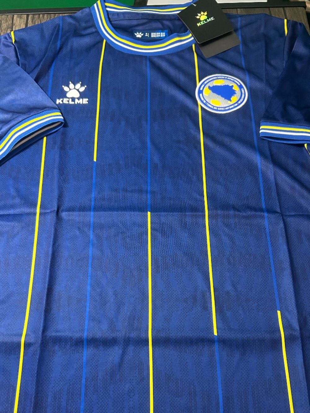 Kelme BOSNIA & HERZEGOVINA National Team Men's JERSEY Sz M,L,XL,2XL New w tags